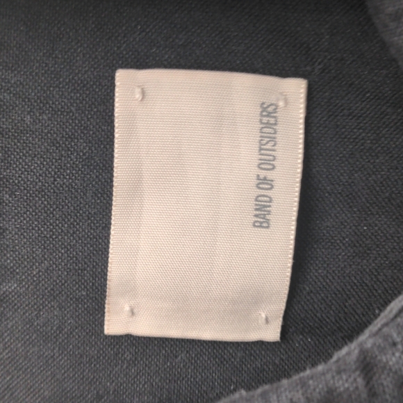 SOLD- Band of Outsiders Black Oxford Shirt - Picture 4 of 5